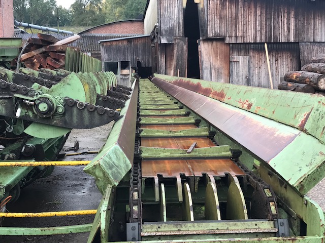 Rundholzblockzug doppelsträngig Fabrikat HIT